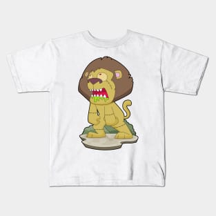 Lion Halloween Zombie Kids T-Shirt